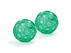 Sets of textured balls Franklin method